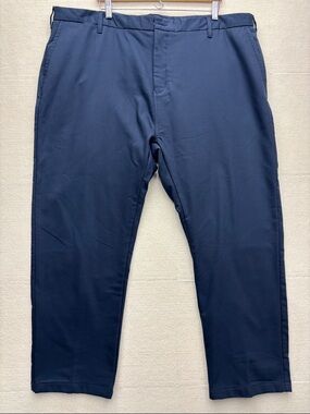 Woodies Men's Navy Blue Stretch Casual Pants